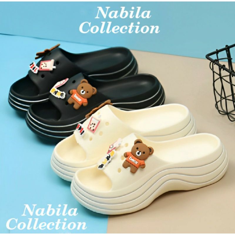 2.SANDAL WEDGES FUJI EVA RUBBER - 801B