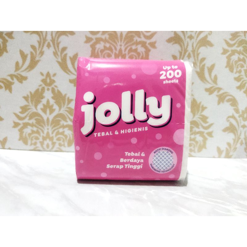 Tissue Jolly pop up Tisu Murah Tisue facial kecil / Facial Tissue 90gr 200sheets Tisu Jolly pop up kecil