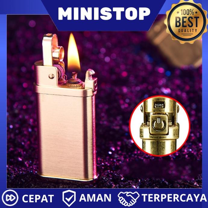 korek api unik oil lighter zippo antik elegan korek sumbu minyak