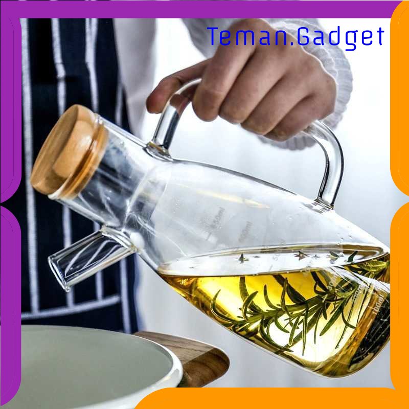 TG - DPR One Two Cups Botol Minyak Kaca Glass Oil Bottle Heat Resistant - KG75