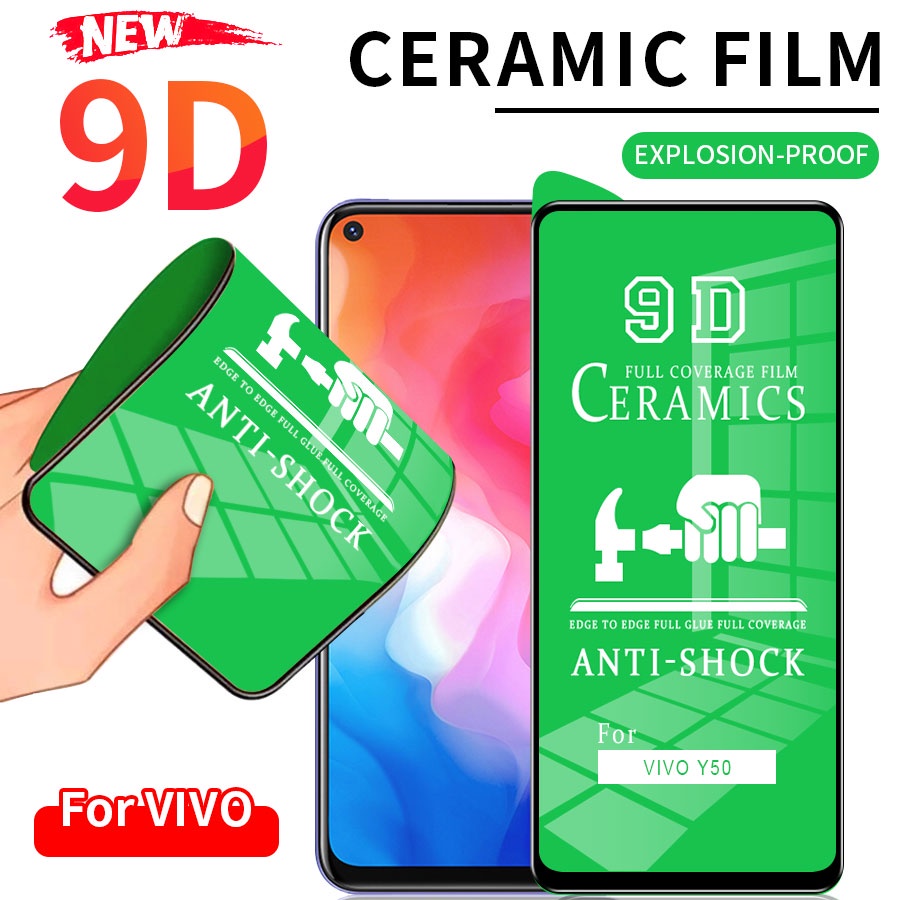 Tempered Glass ceramic VIVO v21 v20 Y53s Y21 Y21S v11 se v9 v5 v7 plus s1 v19 v15 v17 pro z1 5G anti gores