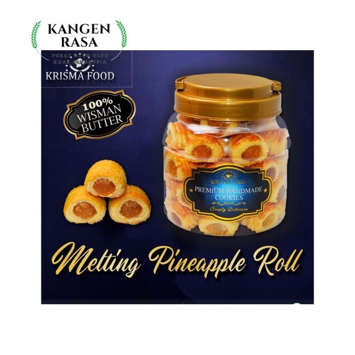

✿ BISA COD✿ Nastar Nanas Pineapple Roll Krisma Food