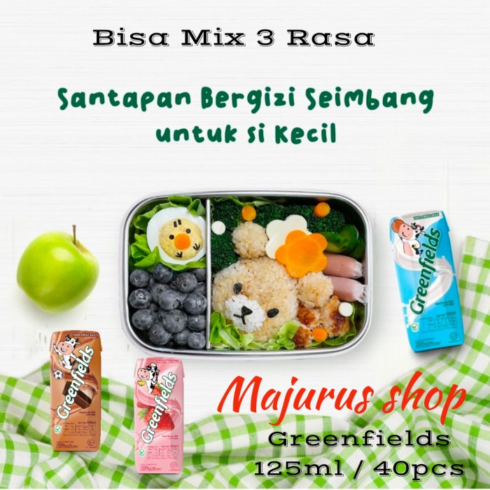 

[TERBARU] Susu UHT Greenfields 125ml - [1 Dus/40 pcs] - fullcream