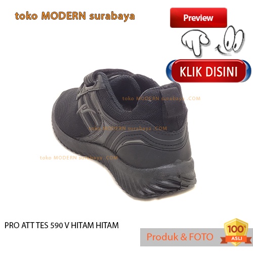 sepatu anak sekolah sneakers kets velcro PRO ATT TES 590 V