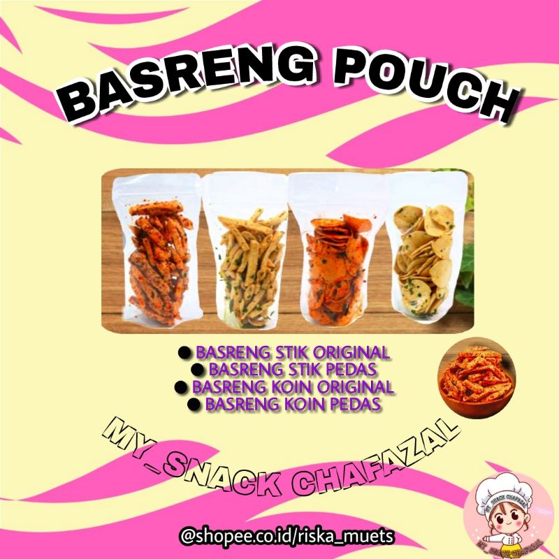 Jual Basreng Stick Basreng Koin Baso Goreng Pedas Kripik Basreng Keripik Basreng