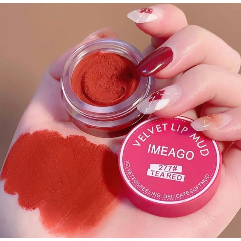 4 Warna Lip Gloss Kaleng Berkilau, Lipstik Pelembab Kristal Lapisan Kaca, Lip Gloss Padat, Lipstik Matt, Makeup Korea Tahan Lama