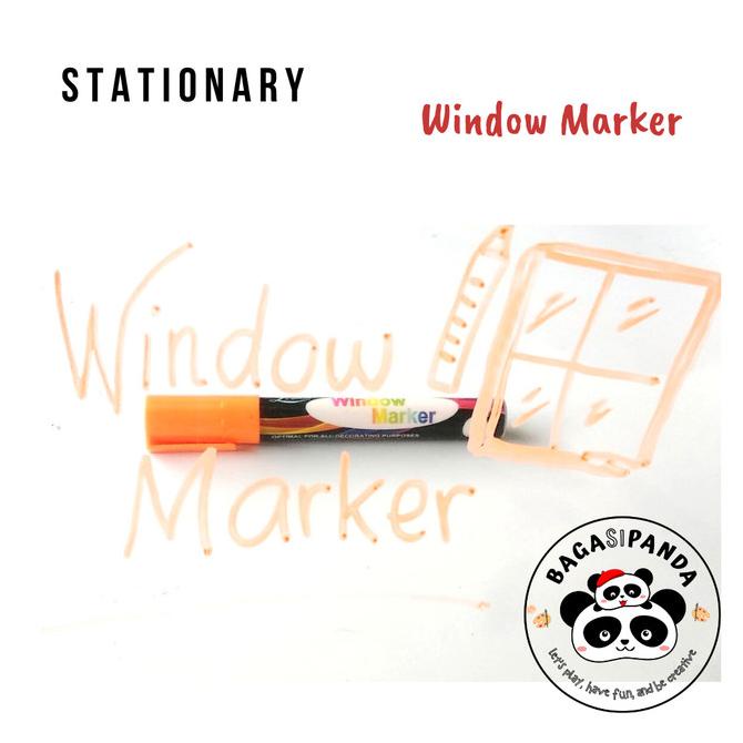 

Window Marker - Marker Kaca / Whiteboard / Blackboard / Papan Tulis