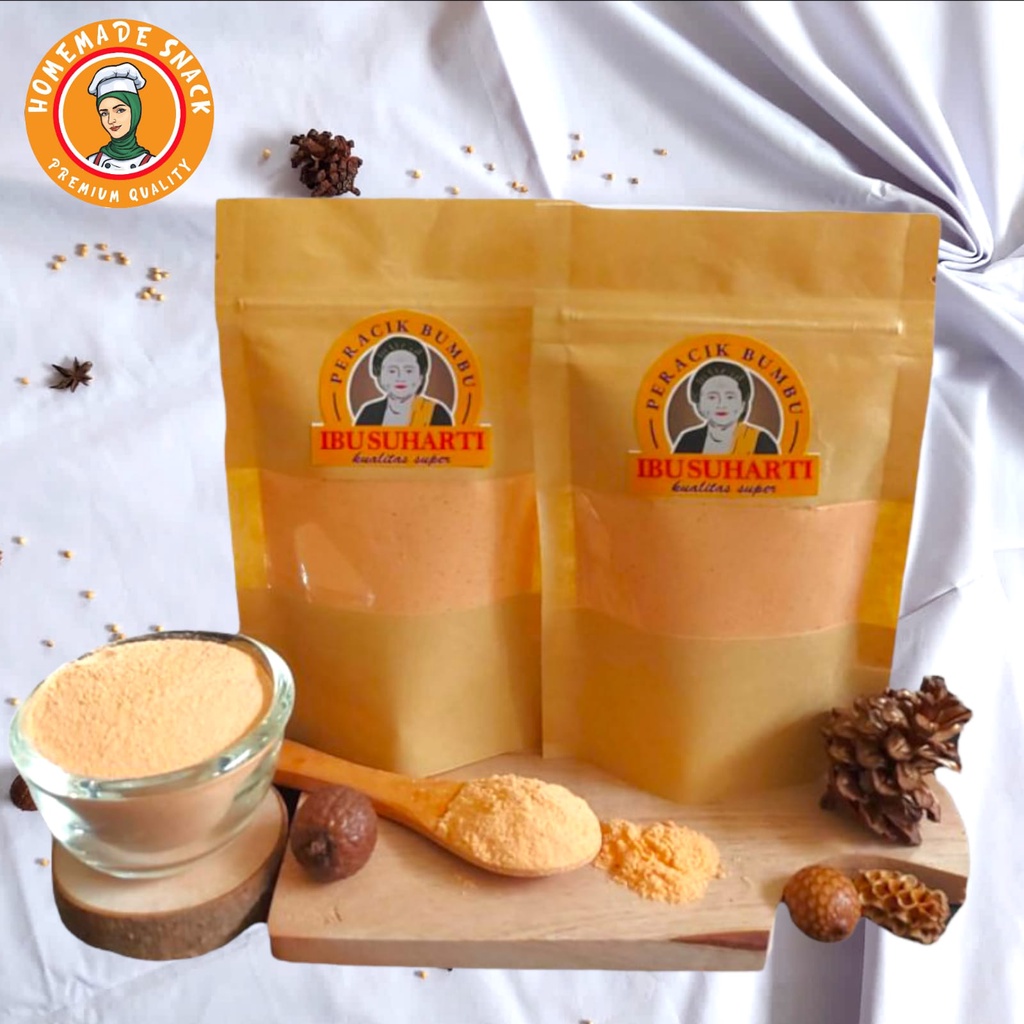 

Homemade Snack - Ibu Suharti Bumbu Tabur Barbeque Bubuk Tabur / Bbq Bumbu Keripik Kentang Snack Kualitas Premium