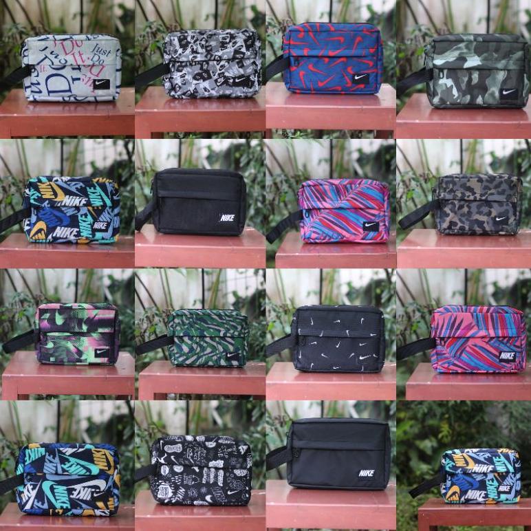 Handbag Nike Pria Hand bag Wanita Tas Tangan Cowok Clutch Cewek Pouch Make Up