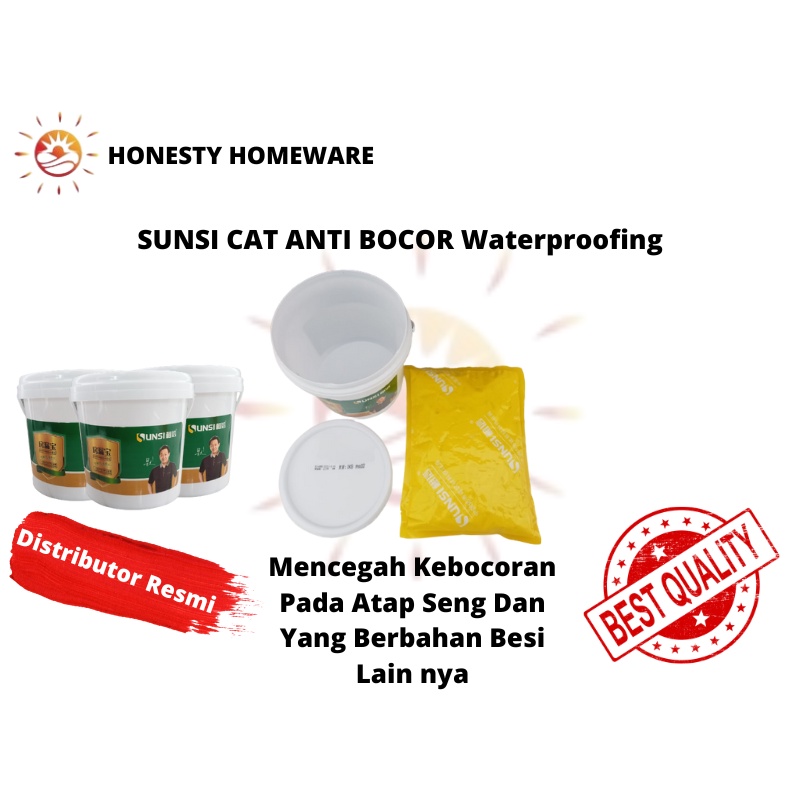 SUNSI cat ANTI BOCOR Untuk atap seng waterproofing