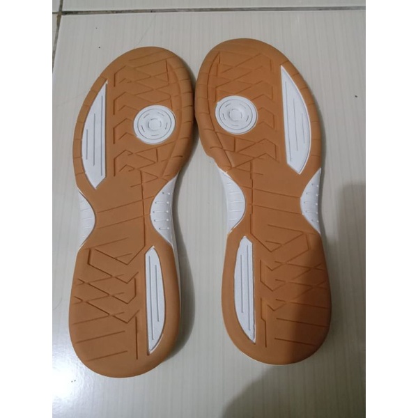 Outsole sepatu futsal || Futsal || Coklat Putih