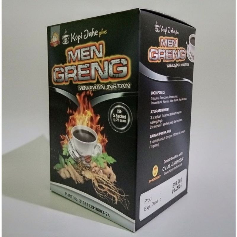 Kopi Herbal Stamina Pria Men Greng 125gr isi 5sct @25gr