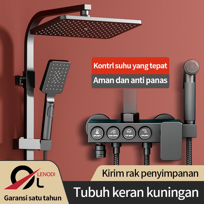 Kepala Shower / Shower Kamar Mandi Panas Dingin Shower Faucet Dengan Bidet Sprayer Shower Set
