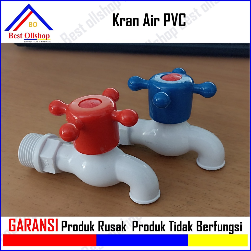 Keran Plastik Baling 1/2 inch / Kran Air Pvc Kran Tembok Keran Air Keran PVC Keran Keran Kamar Mandi 1/2 inch 3/4 Inch Termurah