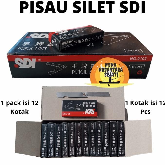 

PISAU SILET SDI -HARGA PER 1 PACK