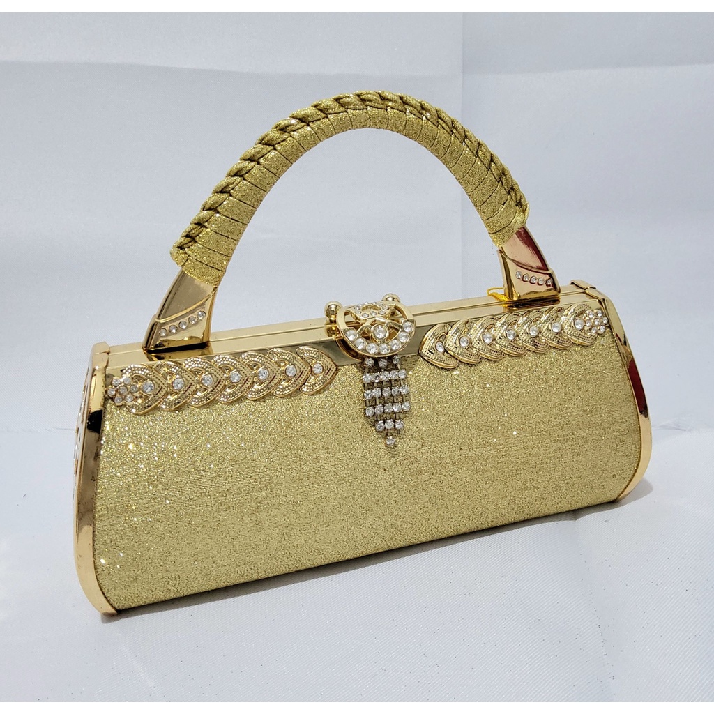 Tas Pesta Farnell Import Wanita Bahan Glitter Clutch Import Cantik 2386 / 2680/ 2700 Jual Murah!