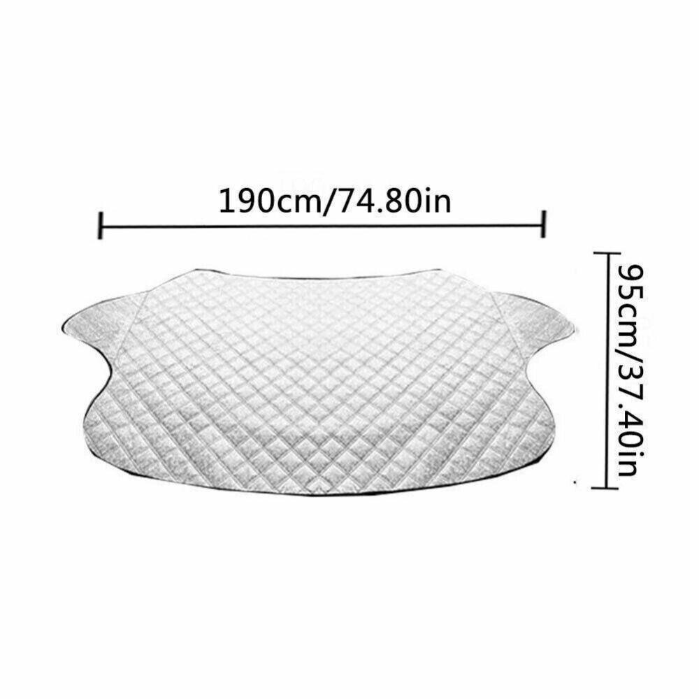 Top Car Shield Cover Visor Anti Salju Es Depan Belakang Jendela Mobil Sun Shade