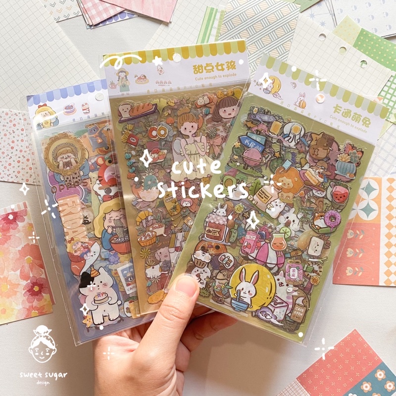 

Cute Sticker Deco Jurnal DIY Memo Scrapbook
