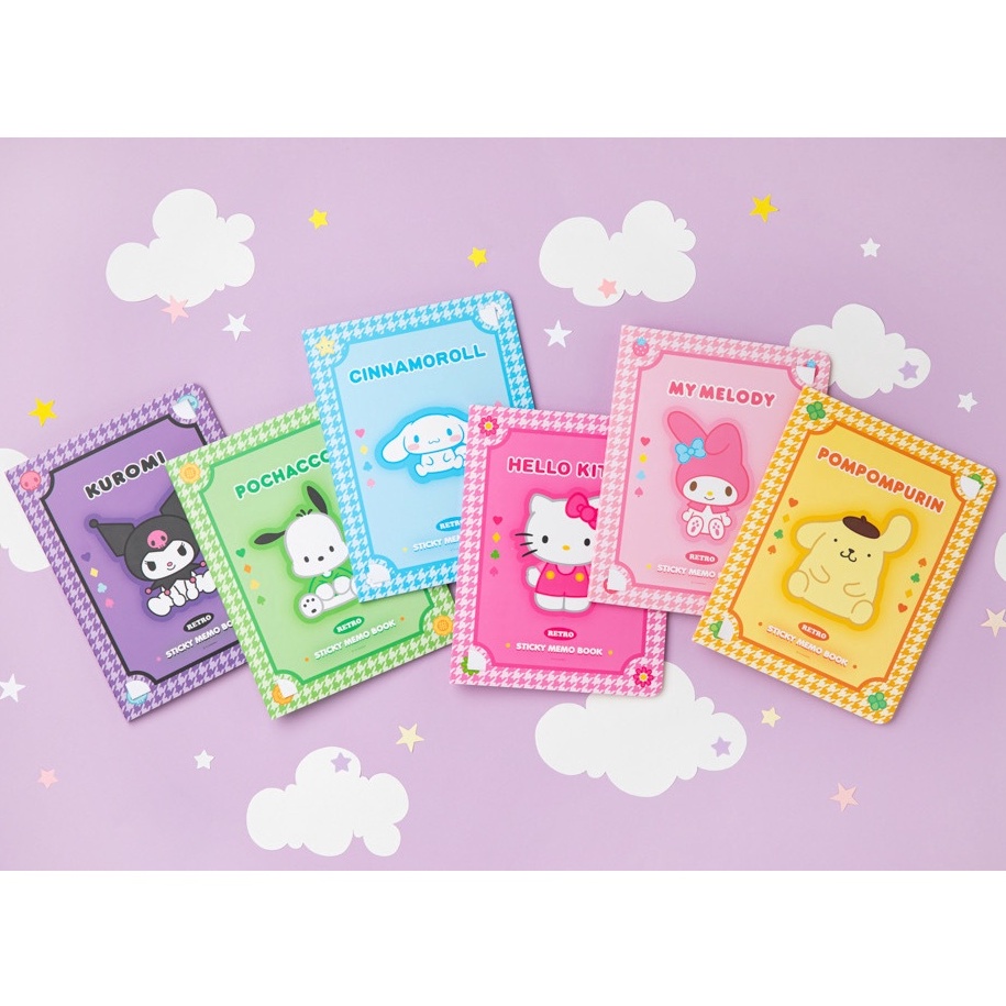 Stationary alat tulis map buku notebook sticky notes Washi tape Set kertas surat dan amplop karakter mickey pooh princess toy story stitch Sanrio Cinnamoroll Kuromi Gudetama Pompurin Twin Star My Melody Pochacco