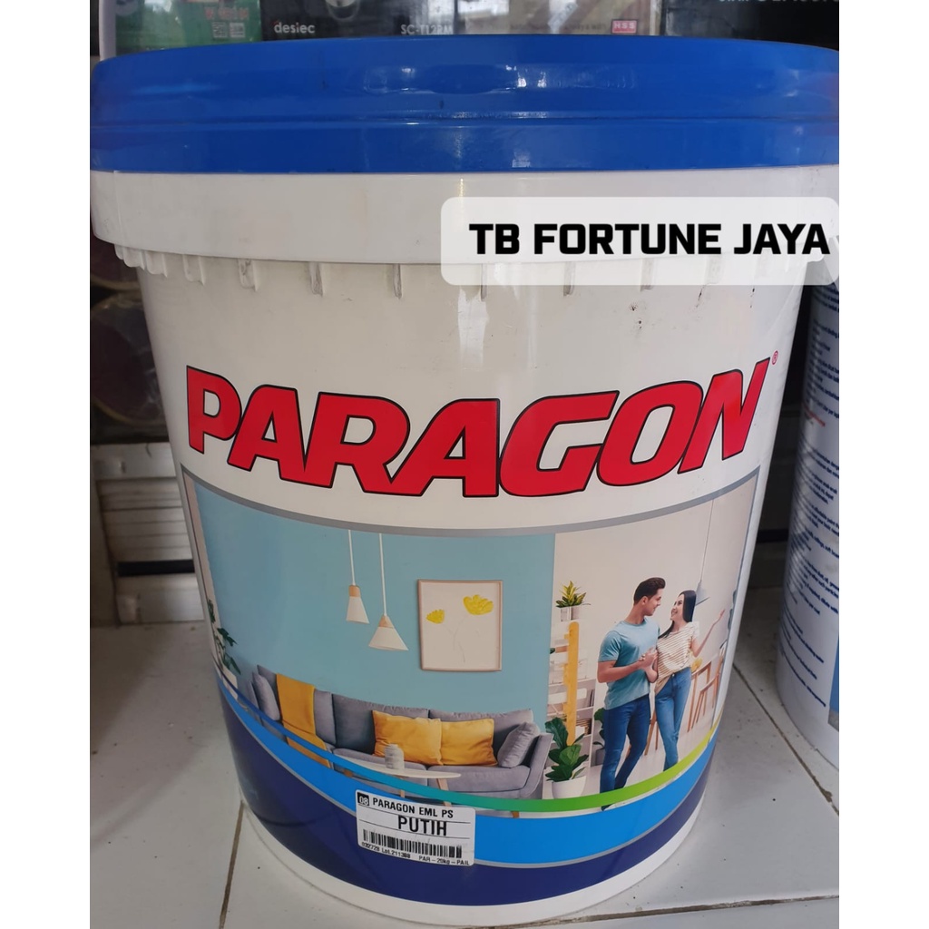 CAT TEMBOK PARAGON PUTIH 20KG PAIL PIL / CAT TEMBOK INTERIOR 20 KG