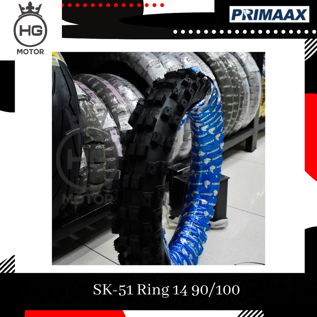 Ban Luar Trail Primaax 90 100 ring 14 SK 51 MATIC Primax 90 100 14