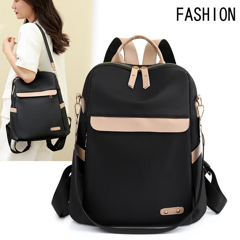 Multifunction Ransel Wanita Tas Besar bag Perempuan tas backpack Sling shoulder Selempang  Bahu Wanita women Big bag Ransel good quality import 1127