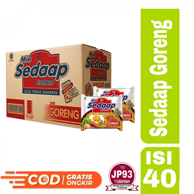 

Mie Sedaap Goreng 1 Dus isi 40