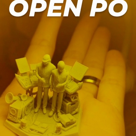 Miniature Figure DAFT PUNK 1/64 HO diorama 1/87