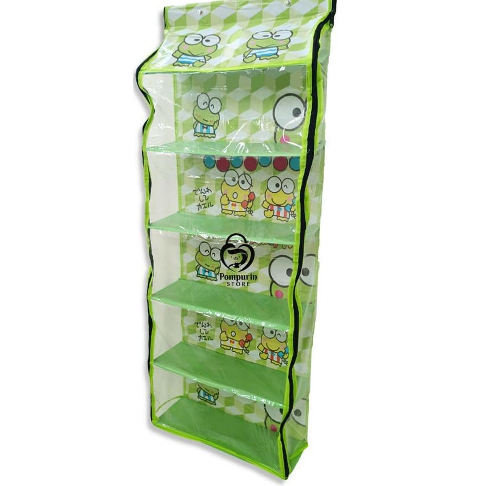 ヵ [OBRAL] RAK TAS GANTUNG KARAKTER | TEMPAT TAS GANTUNG RESLETING PLASTIK MURAH GRATIS ONGKIR BISA C