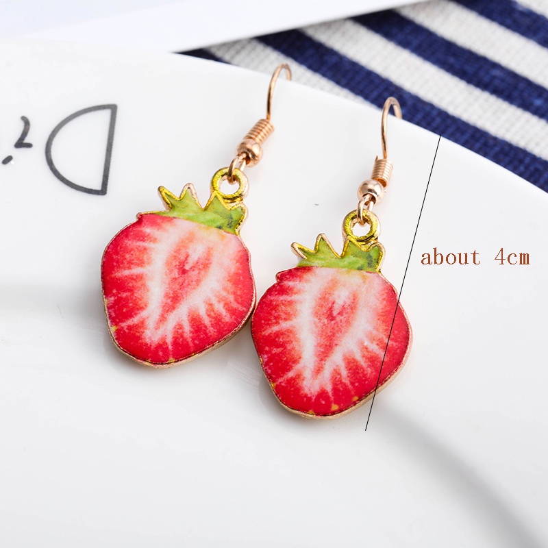 Mode Kreatif Anting Buah Anting Buah Anting Nanas Anting Buah Segar Kecil Anting Fashion Anting Perhiasan Wanita