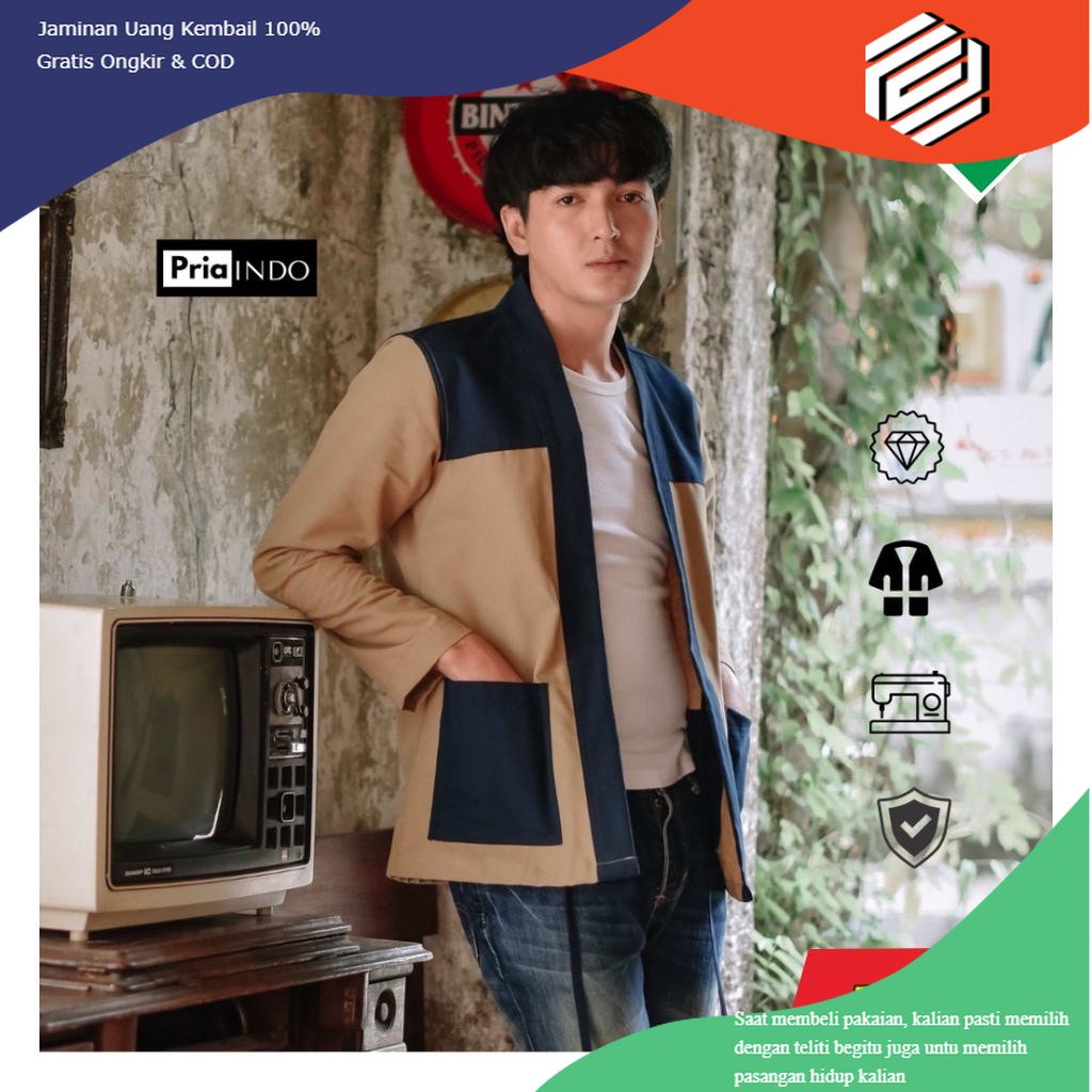 Kimono Anime Haori Jepang – Custom Printing Premium Pria Wanita