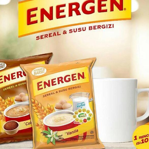 

[Q-2T ♥] ENERGEN COKLAT / ENERGEN VANILA / ENERGEN KACANG HIJAU SACHET-proses cepat