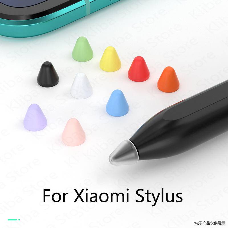 10pcs Penutup Ujung Pensil Untuk Xiaomi Smart Pen Mute Silikon Nib Case Untuk Touchscreen Stylus Pen Case