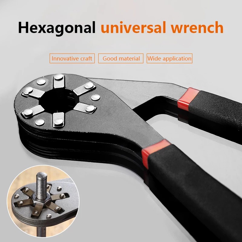 Hexagonal Magic Wrench Kunci Universal