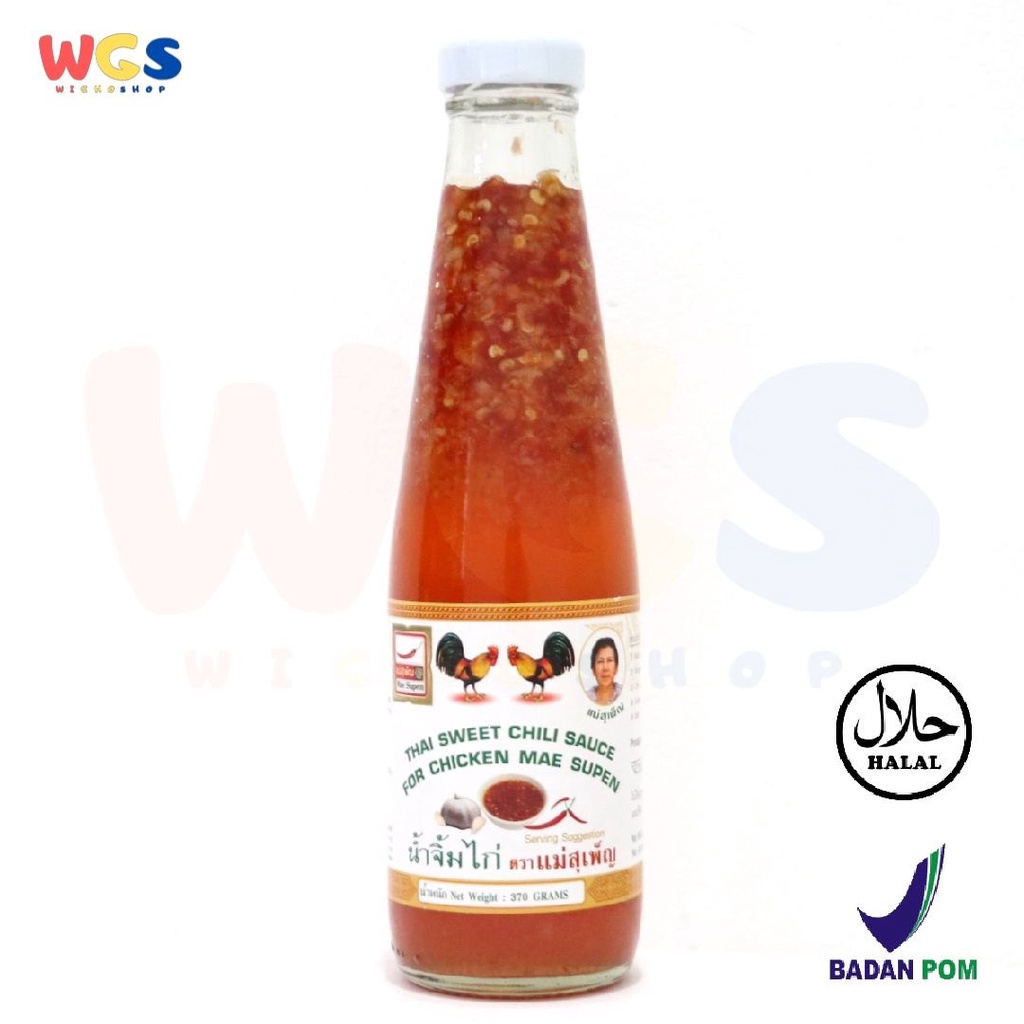 

Mae Supen Thai Sweet Chili Sauce 370 gr - Sambal Manis Thailand