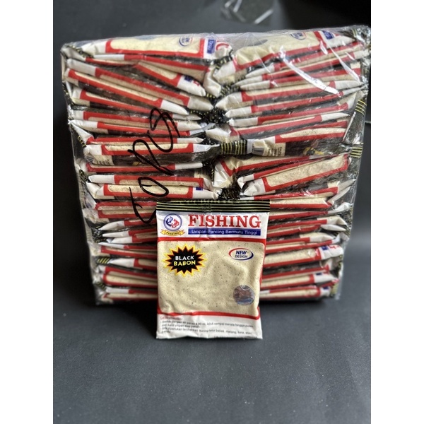 Umpan Fishing Black Babon 1 pack isi 50pcs