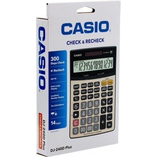 

CASIO CALCULATOR DJ-240D PLUS / KALKULATOR CASIO DJ-240D PLUS #ORIGINAL
