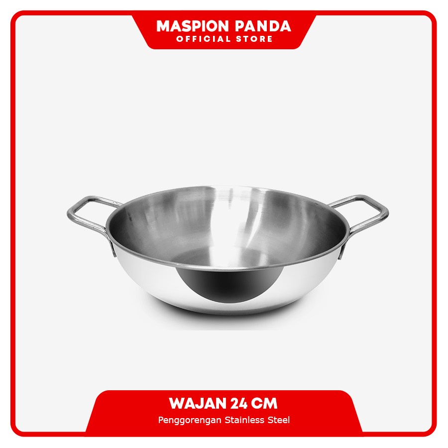 MAXIM WAJAN 24 CM Penggorengan Stainless Steel ANTI LENGKET