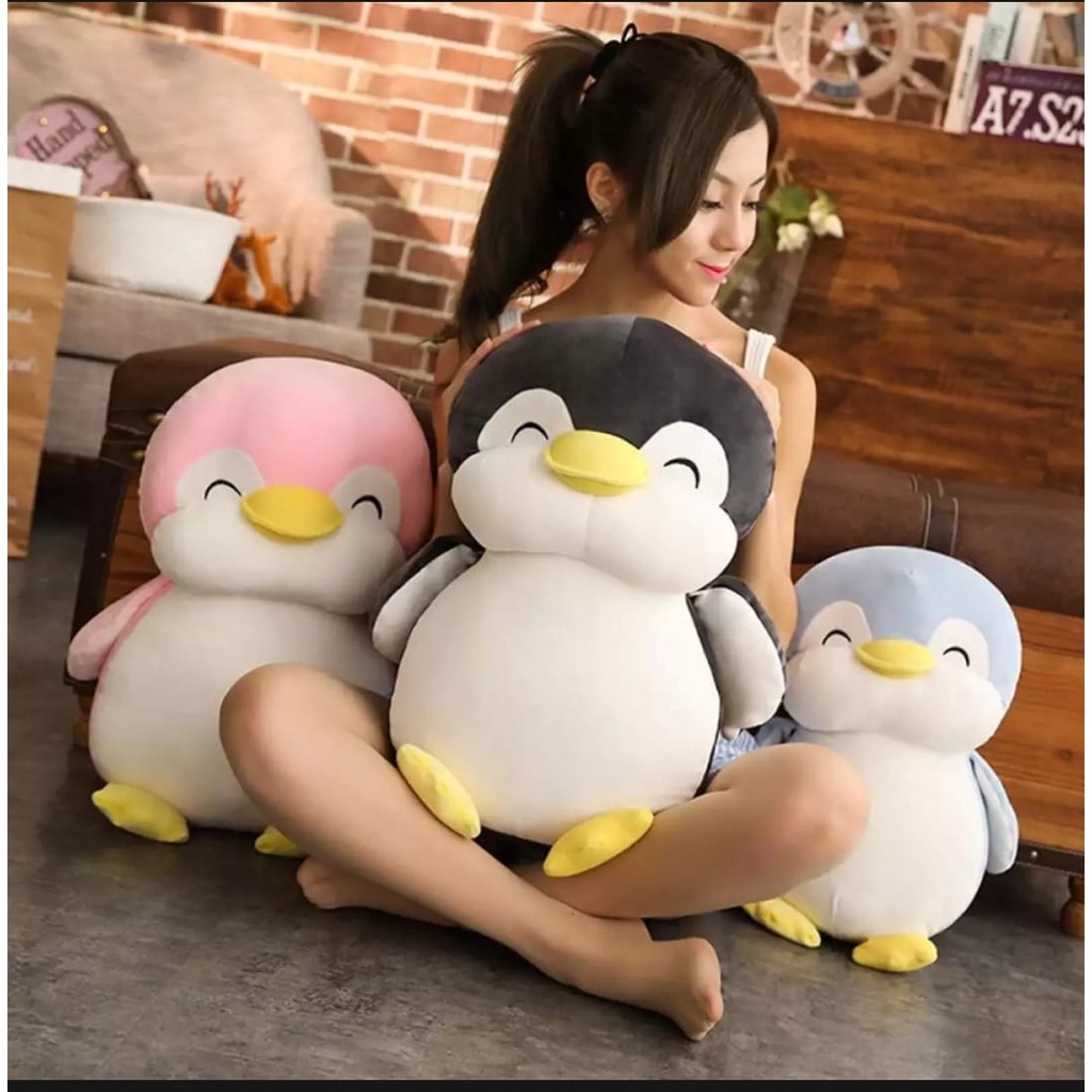 Boneka Pinguin Lucu Imut Bahan Lembut Banget Produk SNI