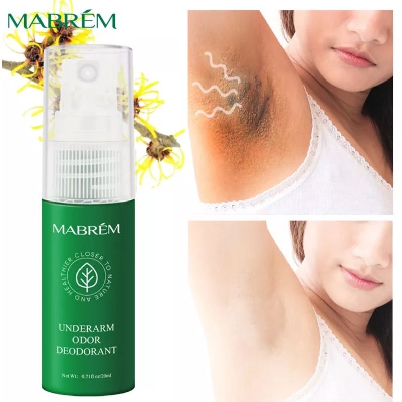 MABREM Body Odor Sweat Deodor Perfume Spray For Man And Woman Removes Armpit Odor And Sweaty Lasting Aroma Skin Care Spray 20ml-Penghilang Bau Badan dan Bau Ketek Ketiak Deodorant Spray-20ml