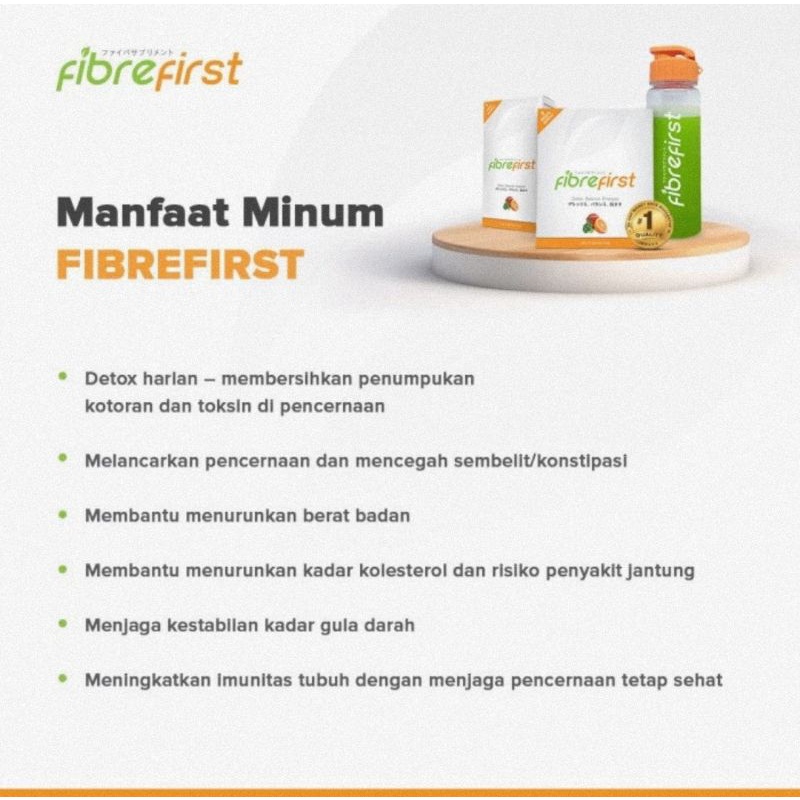 Fibre First Weekly Supply isi 7 Sachet - Diet &amp; Detox