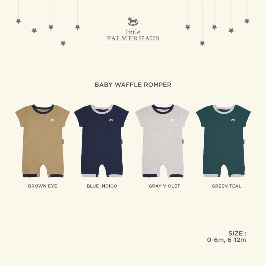 Little Palmerhaus Baby Waffle Romper