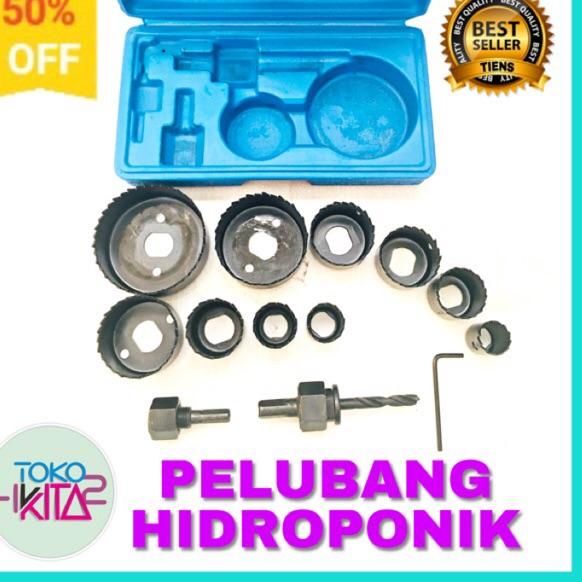 Koleksi Terbaru.. 13 Set Pelubang Hidroponik kayu / paralon | Hole Saw Set