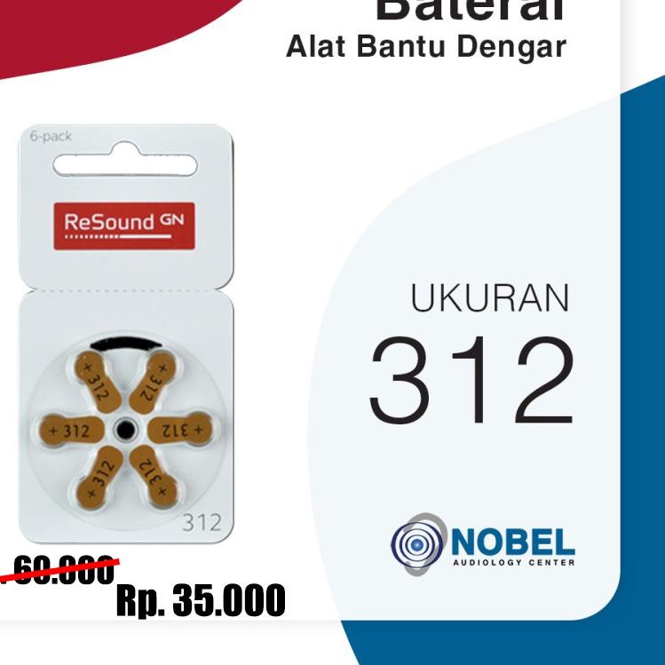 [KD4]Baterai Alat Bantu Dengar Merk GN ReSound-Diskon✔️