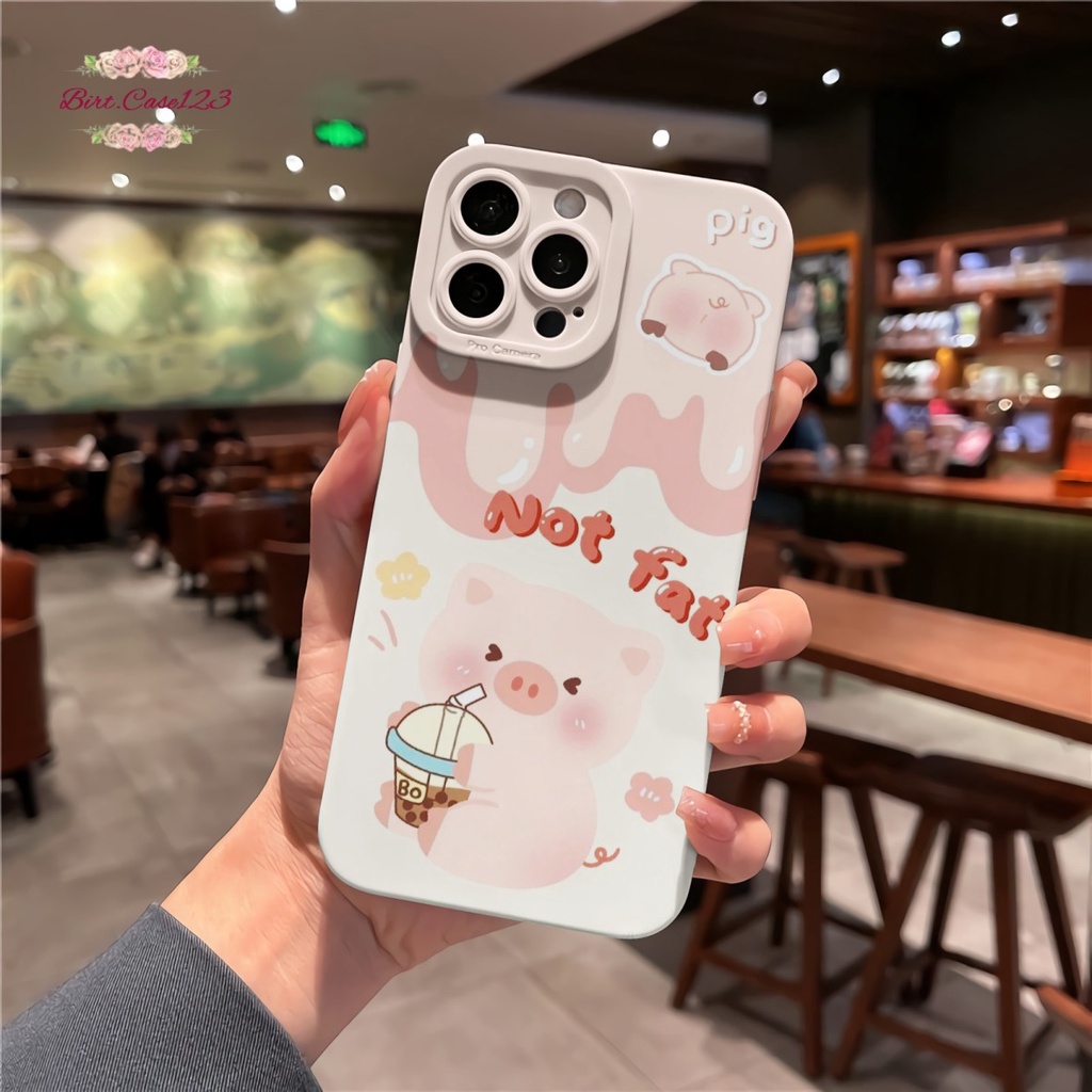 CUSTOM CASE SOFTCASE SILIKON PROCAMERA PIG CUSTOM OPPO A3S A15 A15S A16 A1K A5S A7 A31 A53 A96 F1S A9 A5 2020 A52 A37 BC6962