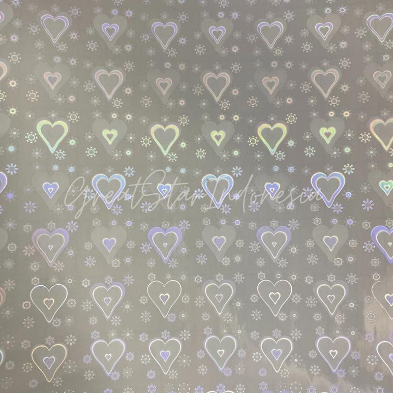 

[D-M4M-♥☞] Cold Lamination Film Holographic Love A4/20_top produk