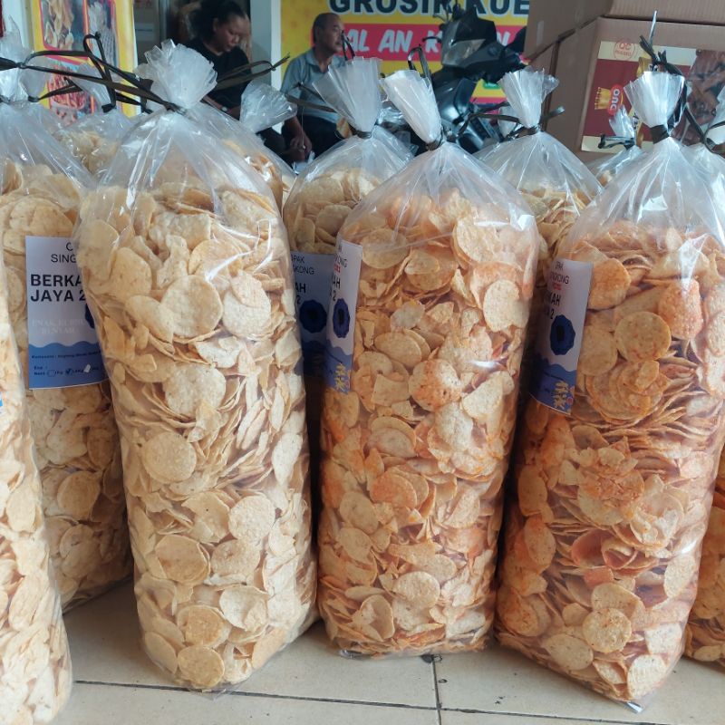 250gram KRIPIK OPAK SINGKONG / SNACK KILOAN MURAH/ CAMILAN MURAH/  ALMA.SNACK