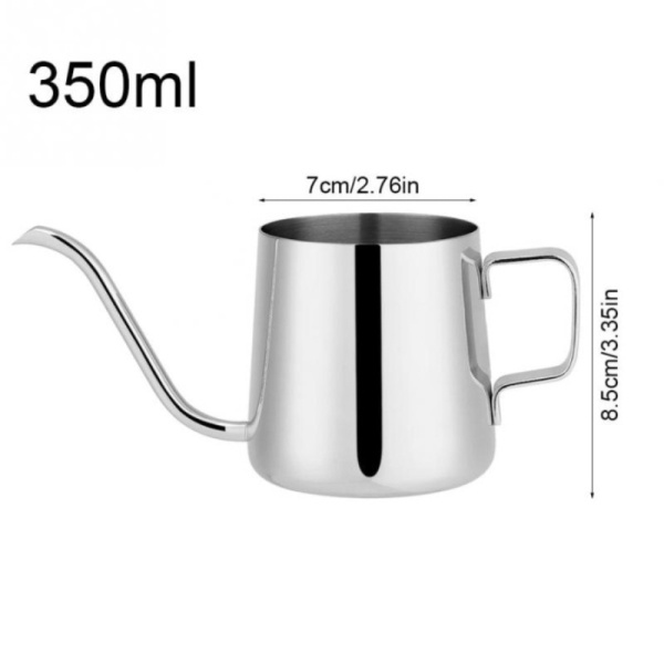 

Promo Teko Pitcher Kopi Teh Teapot Drip Kettle Cup Stainless 350ml - Silver Limited