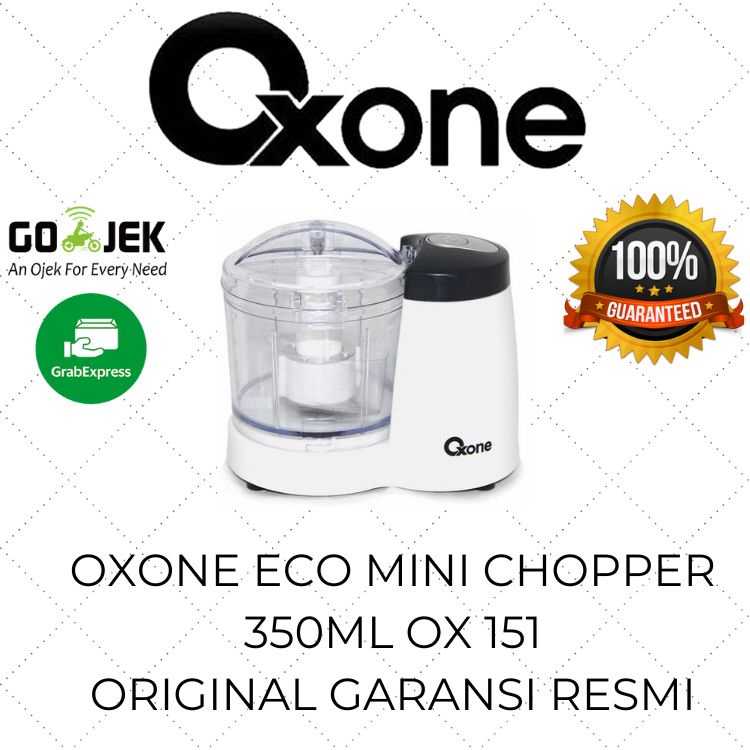 Oxone Penggiling Daging Eco Mini Chopper OX 151 - Coper Bumbu Dapur Listrik Kecil Low Watt Murah