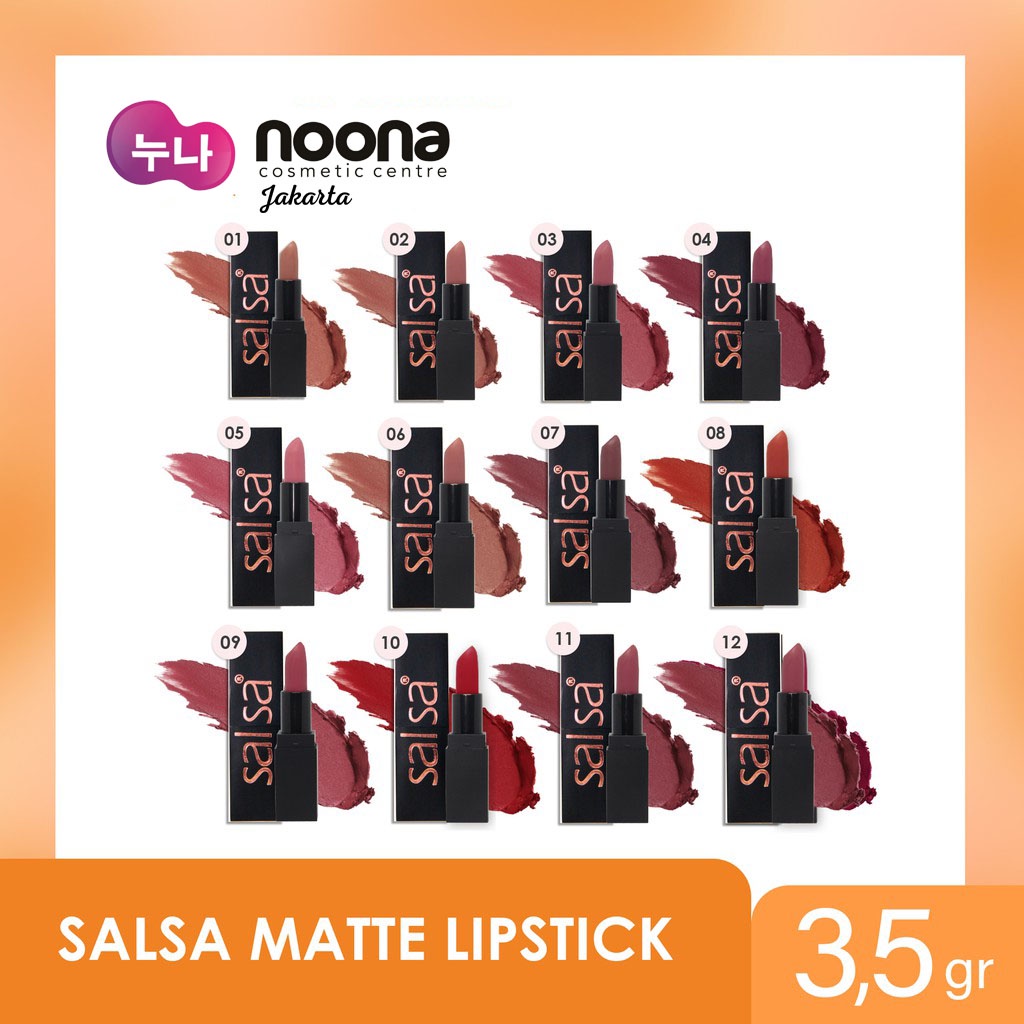 SALSA MATTE LIPSTICK 3.5GR -NJ